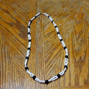 Retro 1980's Trefari double strand necklace